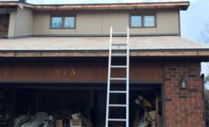 installing new roof over garage